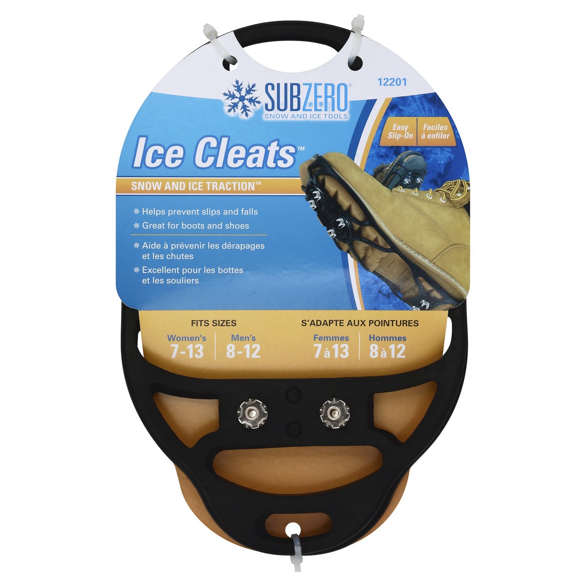 slide 3 of 3, Subzero Ice Cleats 1 ea, 1 ct