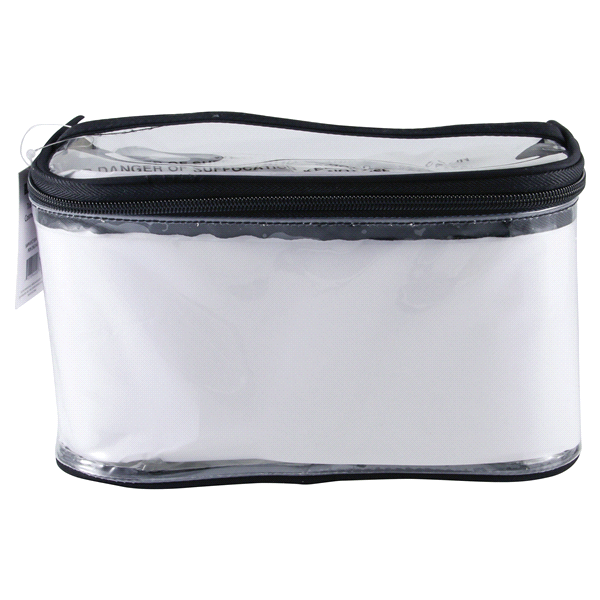 slide 1 of 1, Studio M Tain Case Cosmetic Bag, Clear, 1 ct