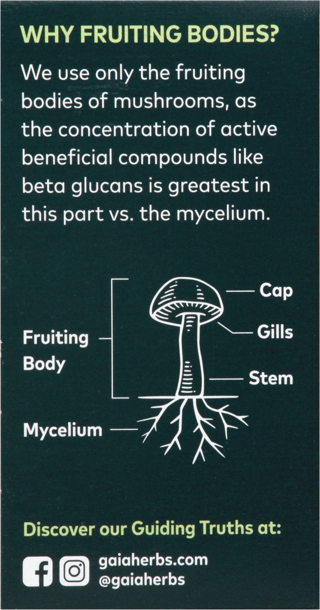 slide 2 of 9, Gaia Herbs Cordyceps Mushroom 40 Vegan Capsules, 40 ct