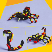 slide 20 of 21, LEGO Creator 3 in 1 Wild Animals Surprising Spider Building Toy 31159, 1 ct