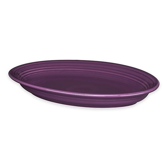 slide 1 of 1, Fiesta Oval Platter - Mulberry, 13.6 in