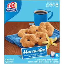 Gamesa Cookies, Vanilla