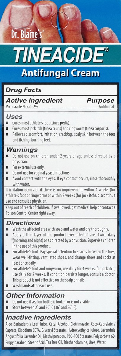 slide 6 of 7, Tineacide Antifungal Cream 1.25 oz, 1.25 oz