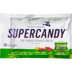 slide 1 of 1, Supercandy The Power Packed Snack Sour Gummies, 1oz, 10 oz