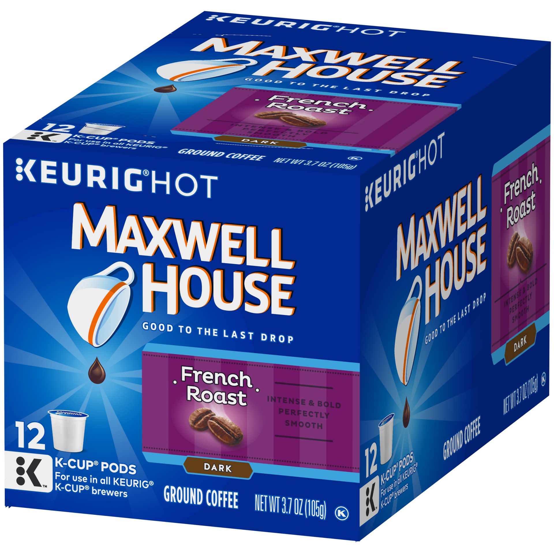 Maxwell House French Roast Dark Roast KCup Coffee Pods 12 ct Shipt