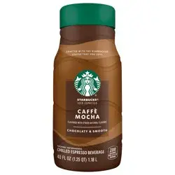 Starbucks Caffe Mocha Iced Espresso Bottled Coffee Drink- 40 fl oz