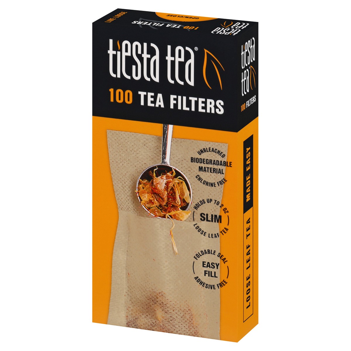 slide 11 of 11, Tiesta Tea Loose-Leaf Tea Filters, 100 ct