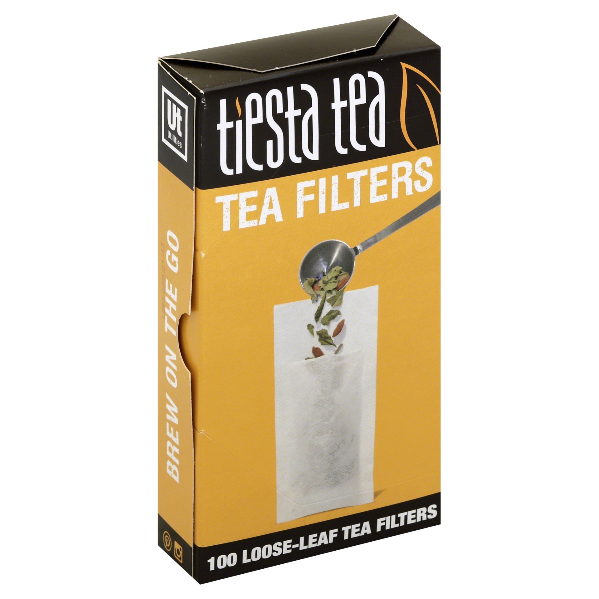 slide 1 of 11, Tiesta Tea Loose-Leaf Tea Filters, 100 ct