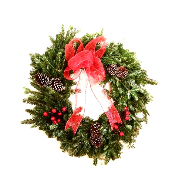 slide 1 of 1, 28" Decorated Wreath, 1 ct