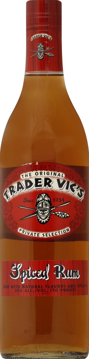 slide 2 of 2, Trader Vics Spiced Rum, 750 ml