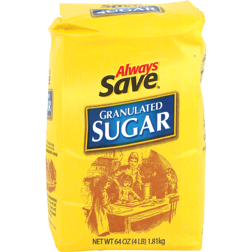 slide 1 of 1, Always Save Granulated Sugar, 4 lb