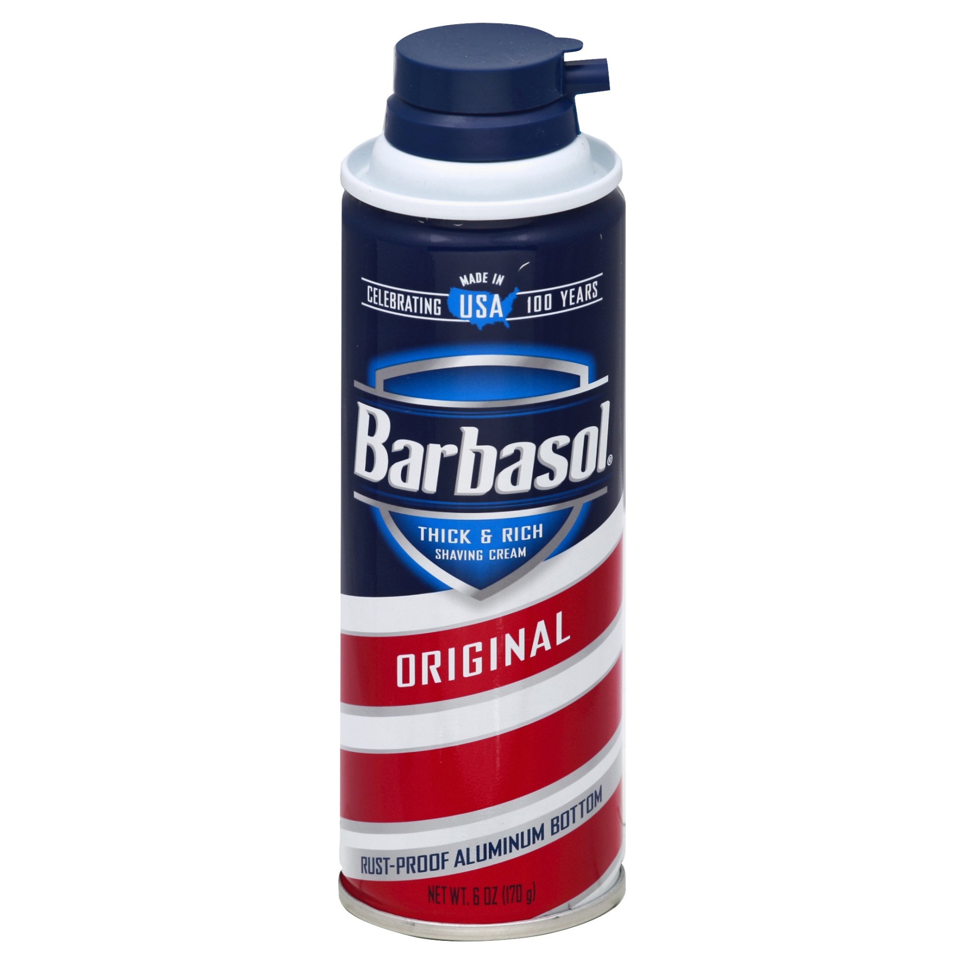 slide 1 of 2, Barbasol Thick & Rich Shaving Cream Original, 6 oz