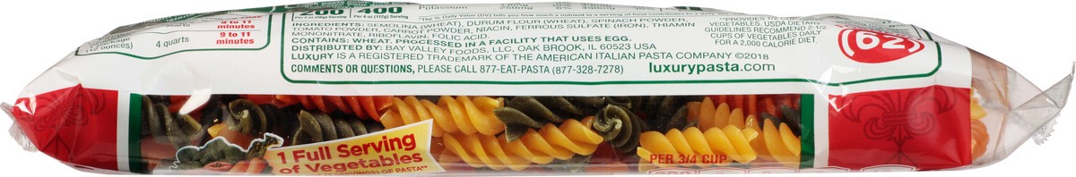 slide 8 of 14, Luxury Tri-Color Rotini 12 oz, 12 oz