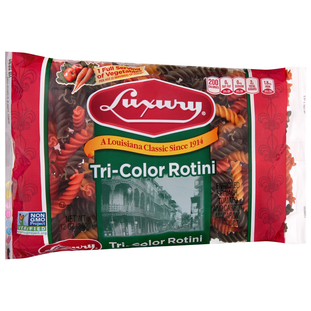 slide 2 of 14, Luxury Tri-Color Rotini 12 oz, 12 oz