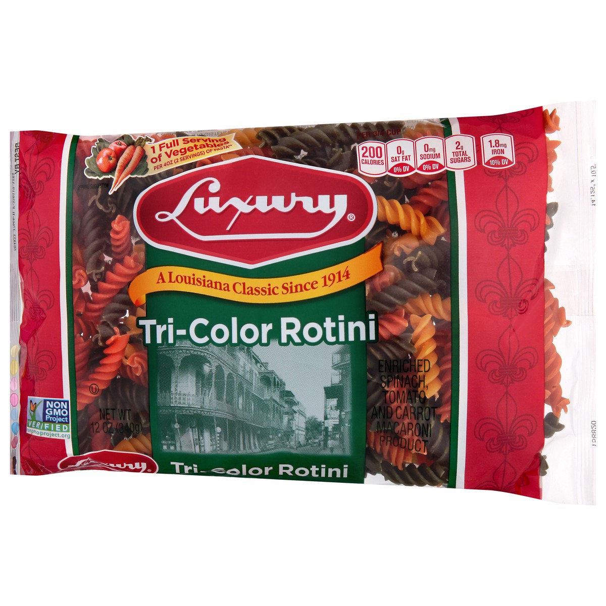 slide 10 of 14, Luxury Tri-Color Rotini 12 oz, 12 oz