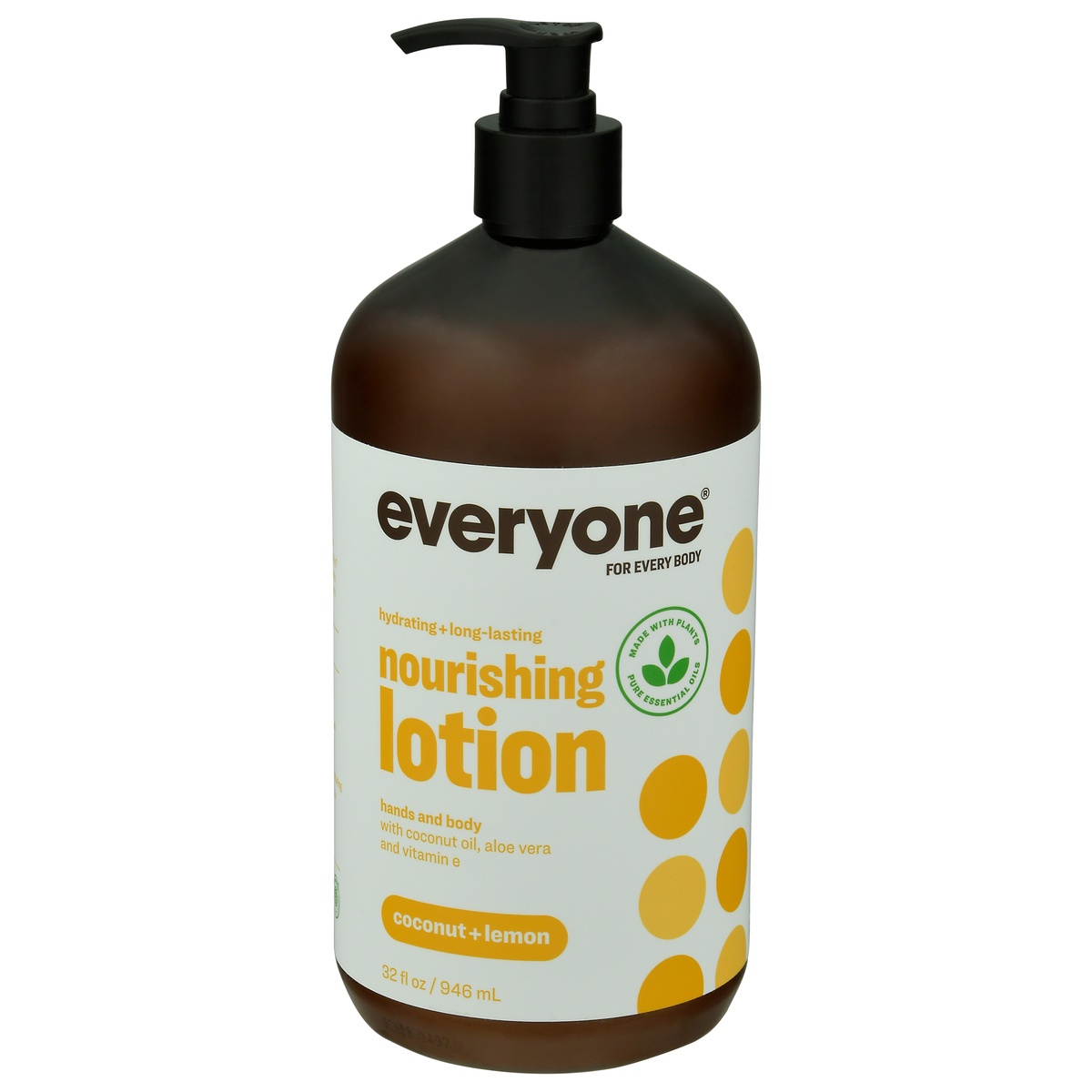 slide 1 of 1, Everyone Nourishing Coconut + Lemon Lotion 32 oz, 32 oz