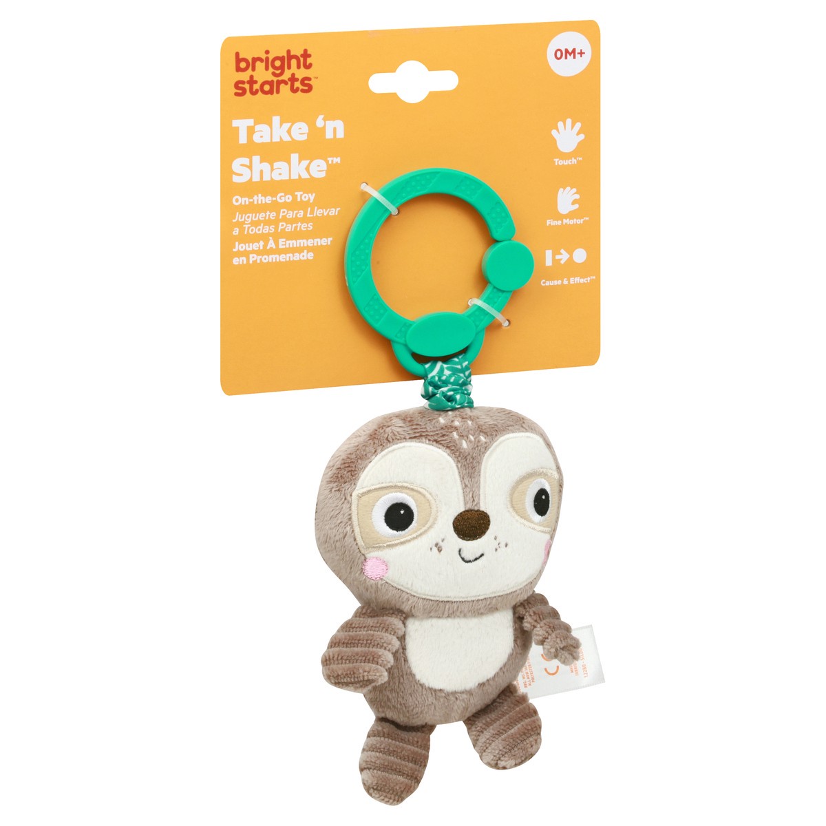 slide 10 of 11, Bright Starts 0M+ Take 'N Shake On-the-Go Toy 1 ea, 1 ea