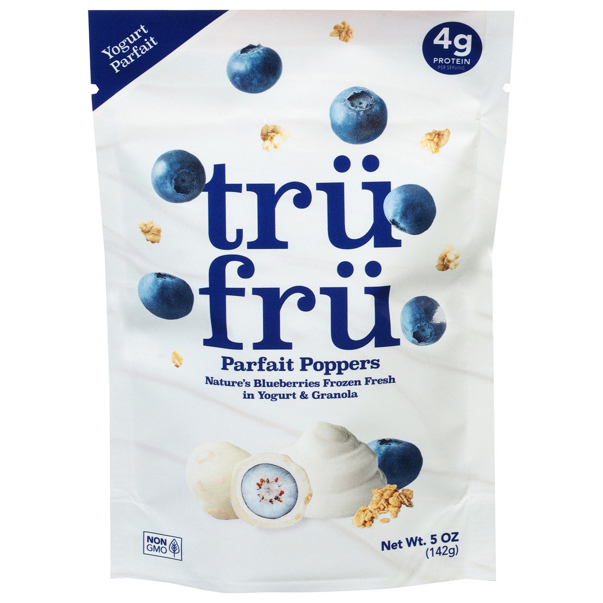 slide 1 of 9, Tru Fru Blueberry Parfait Poppers 5 oz, 5 oz