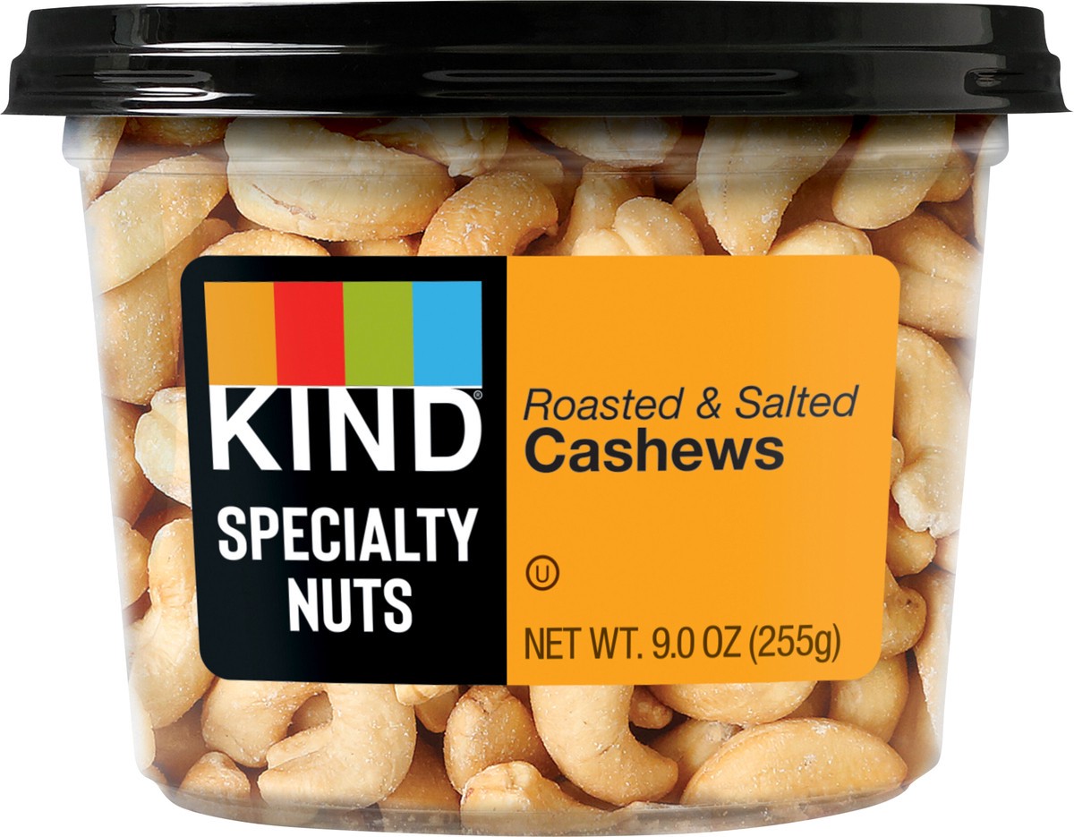 slide 3 of 4, KIND Roasted & Salted Cashews, 9.0 OZ, 9 oz