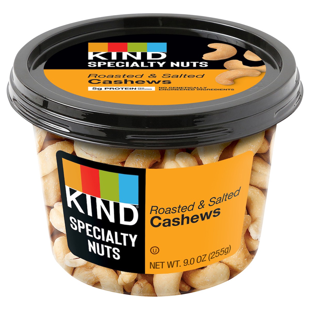 slide 1 of 4, KIND Roasted & Salted Cashews, 9.0 OZ, 9 oz