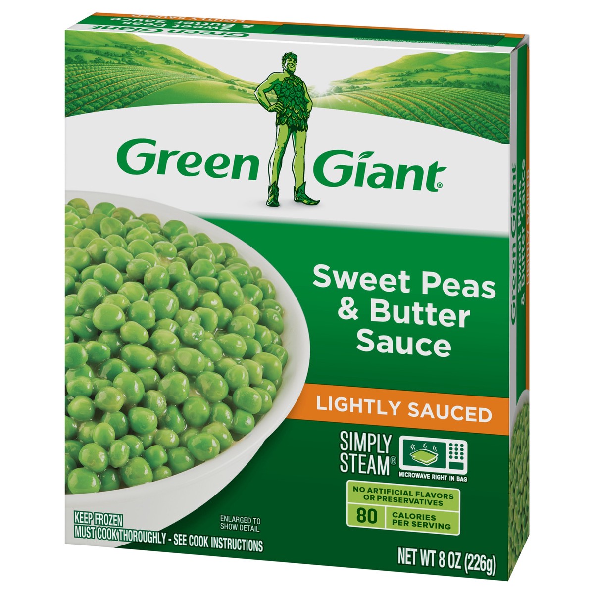 slide 3 of 9, Green Giant Simply Steam Lightly Sauced Sweet Peas & Butter Sauce 8 oz, 8 oz