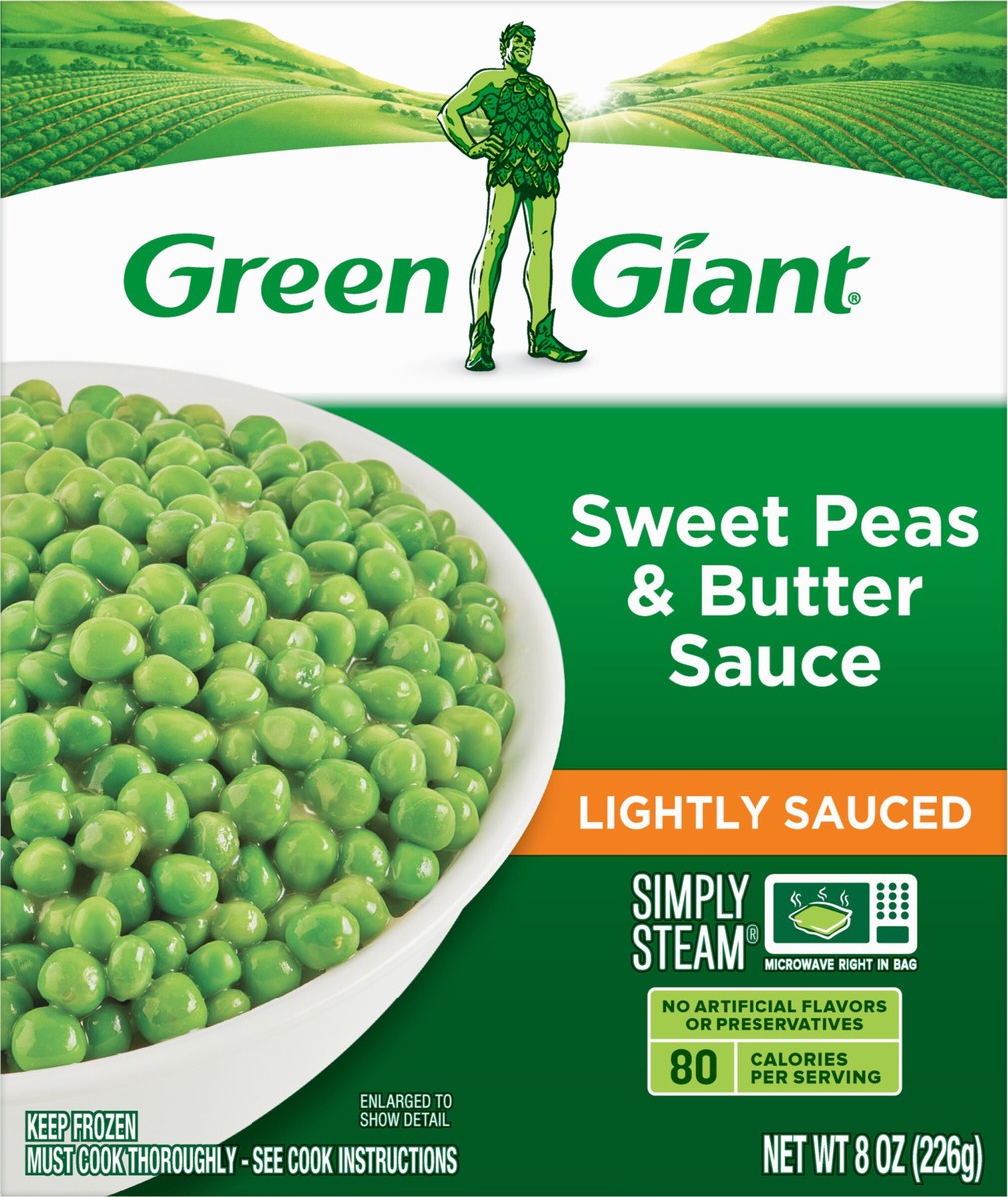 slide 6 of 9, Green Giant Simply Steam Lightly Sauced Sweet Peas & Butter Sauce 8 oz, 8 oz
