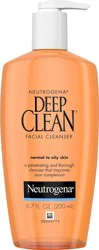 Neutrogena Deep Clean Facial Cleanser, 6.7 Fl. Oz