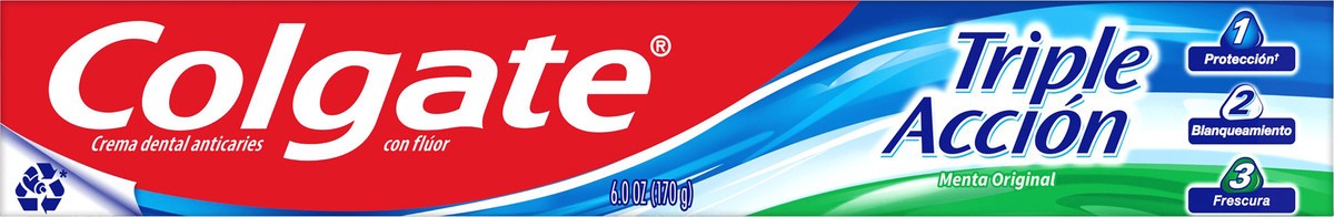slide 7 of 7, Colgate Triple Action 6Oz, 1 ct
