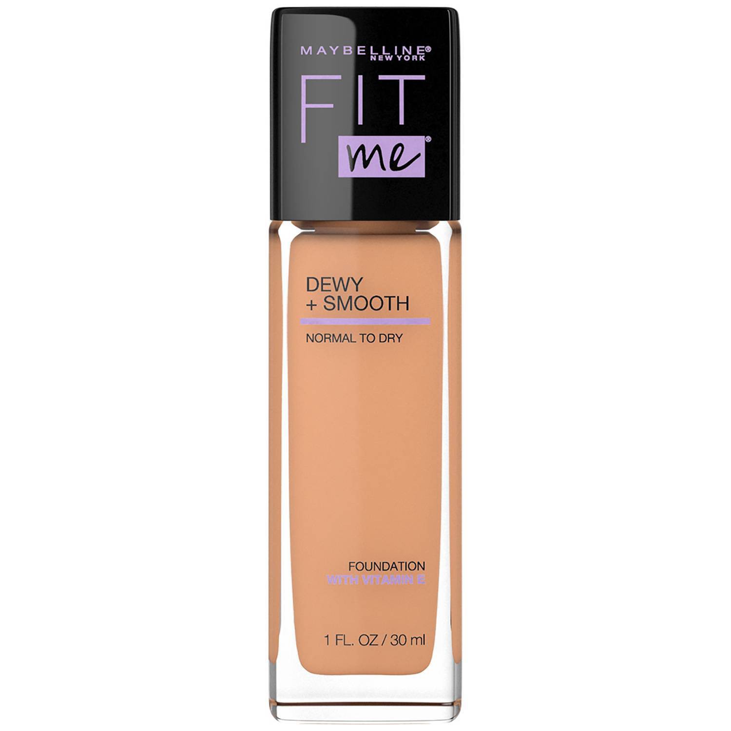 slide 1 of 6, Maybelline Fit Me Dewy + Smooth Foundation SPF 18 - 245 Classic Beige - 1 fl oz, 1 fl oz