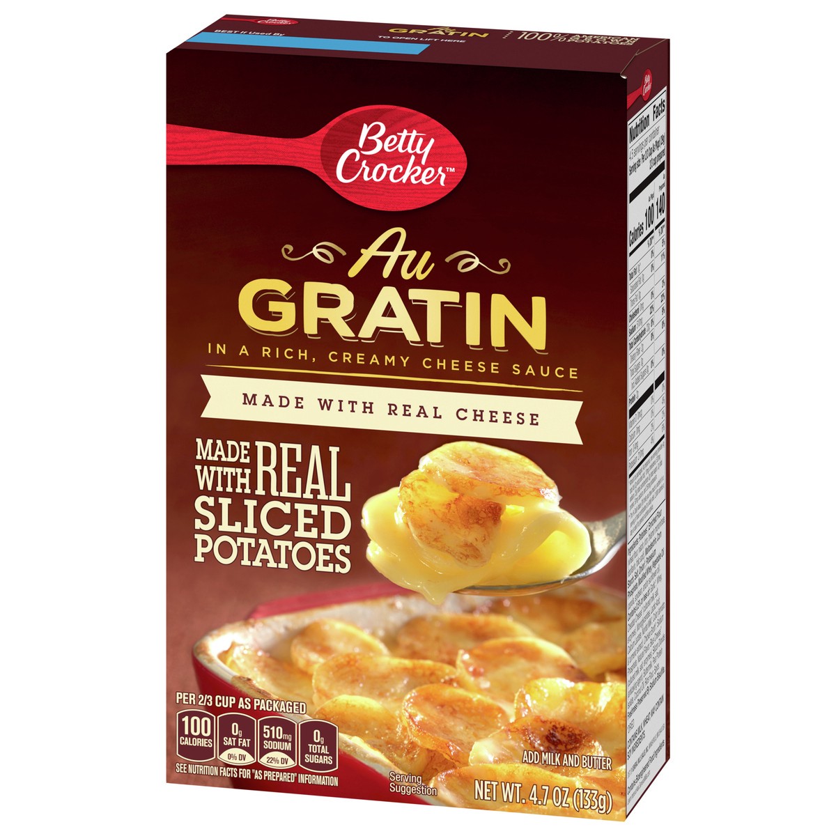 slide 8 of 9, Betty Crocker Au Gratin Potatoes, 4.7 oz