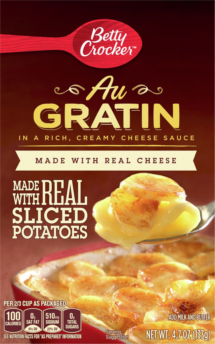 slide 3 of 9, Betty Crocker Au Gratin Potatoes, 4.7 oz