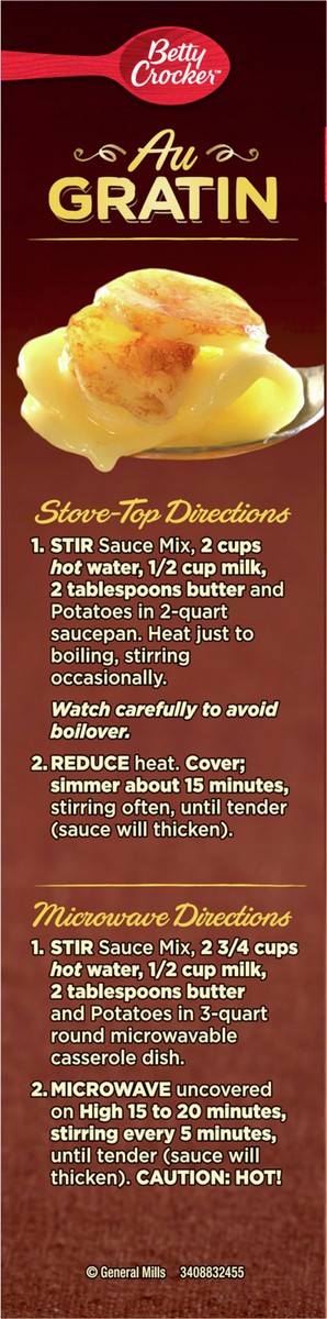 slide 4 of 9, Betty Crocker Au Gratin Potatoes, 4.7 oz