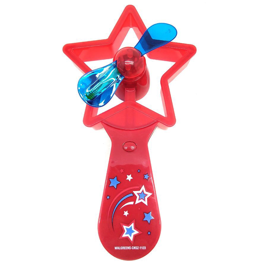 slide 1 of 1, Stars & Stripes Star Message Fan, 1 ct