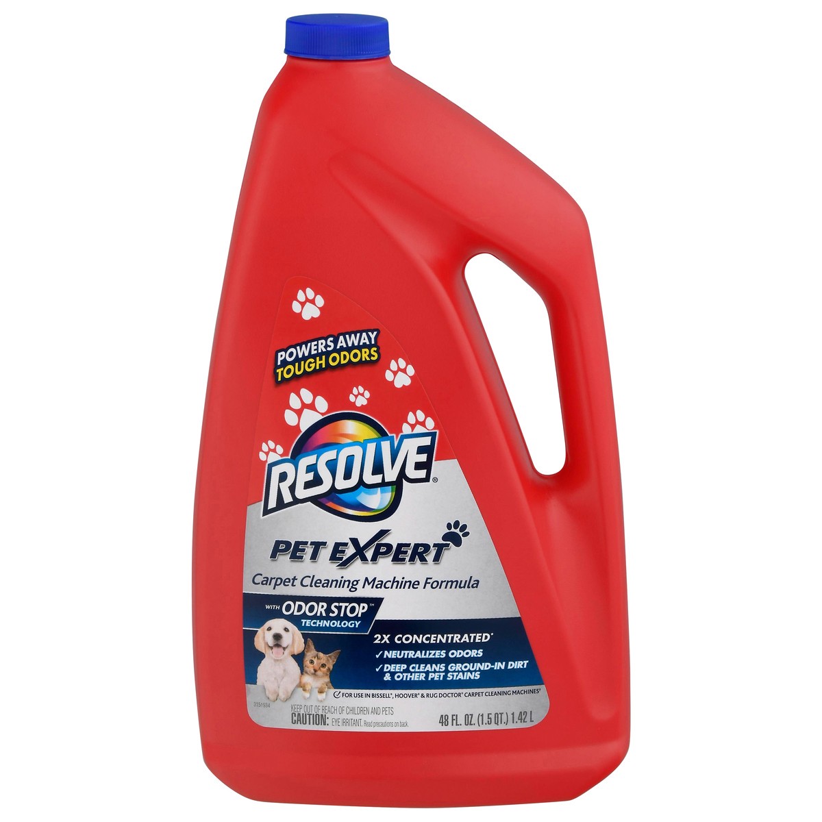 slide 1 of 9, Resolve Pet Expert Carpet Cleaning Machine Formula 48 fl oz, 48 fl oz