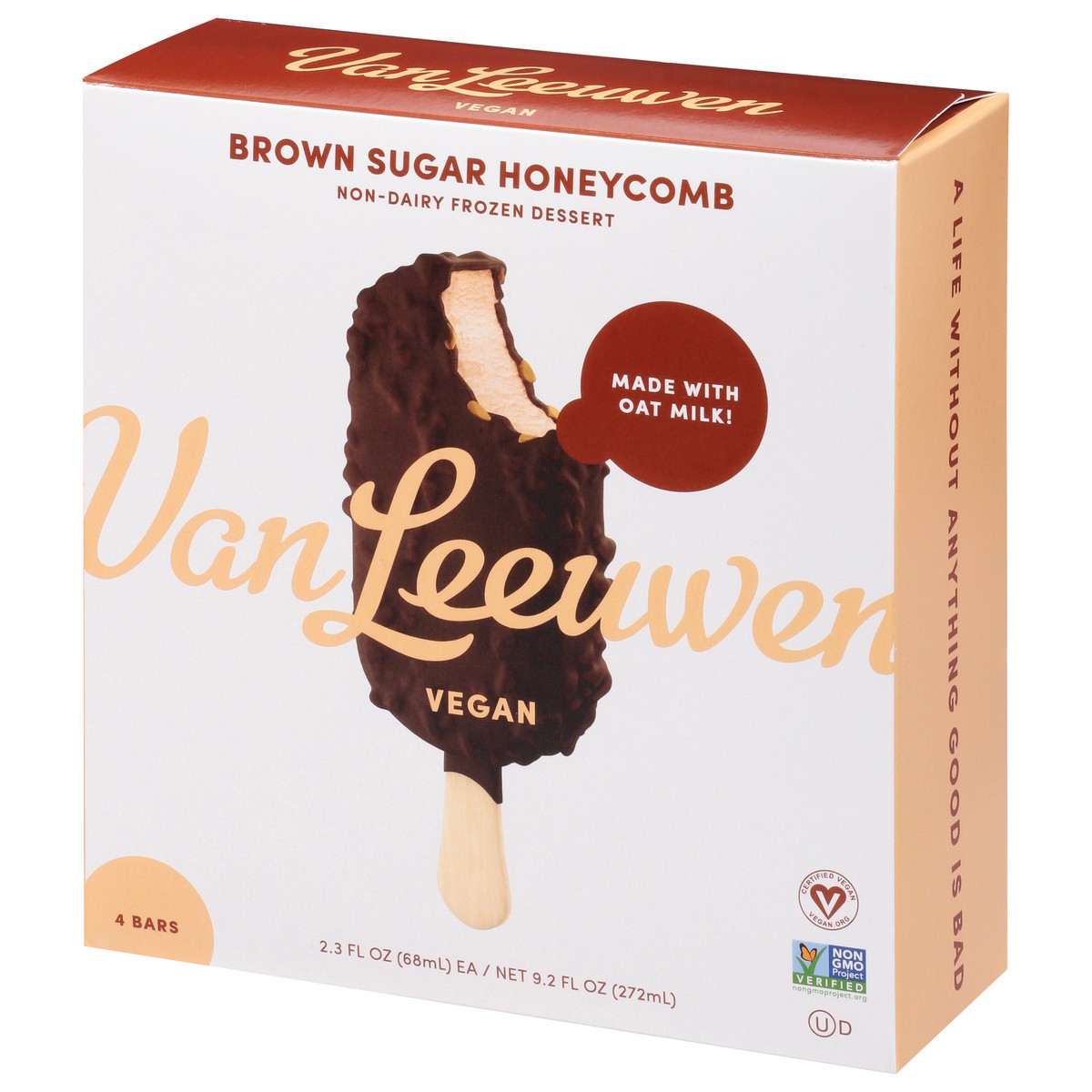 slide 5 of 9, Van Leeuwen Non-Dairy Brown Sugar Honeycomb Frozen Dessert 3 ea, 3 ct