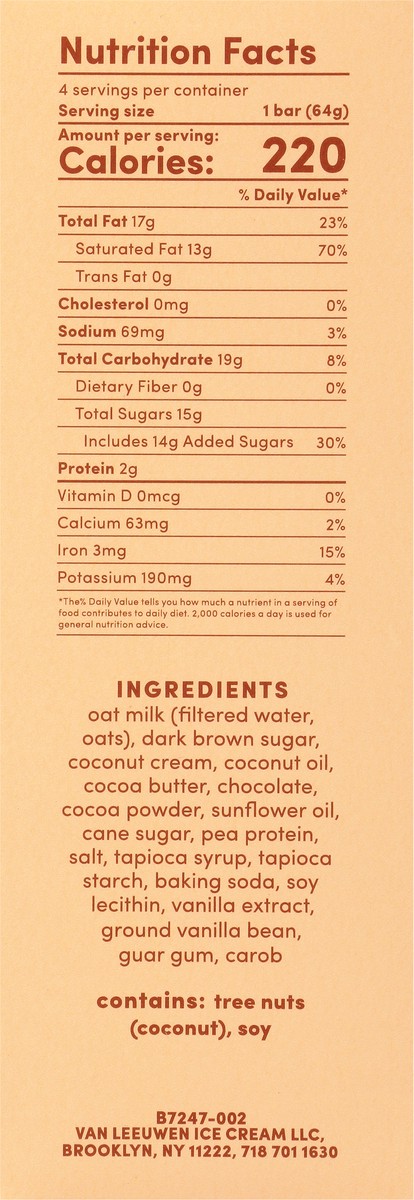 slide 3 of 9, Van Leeuwen Non-Dairy Brown Sugar Honeycomb Frozen Dessert 3 ea, 3 ct