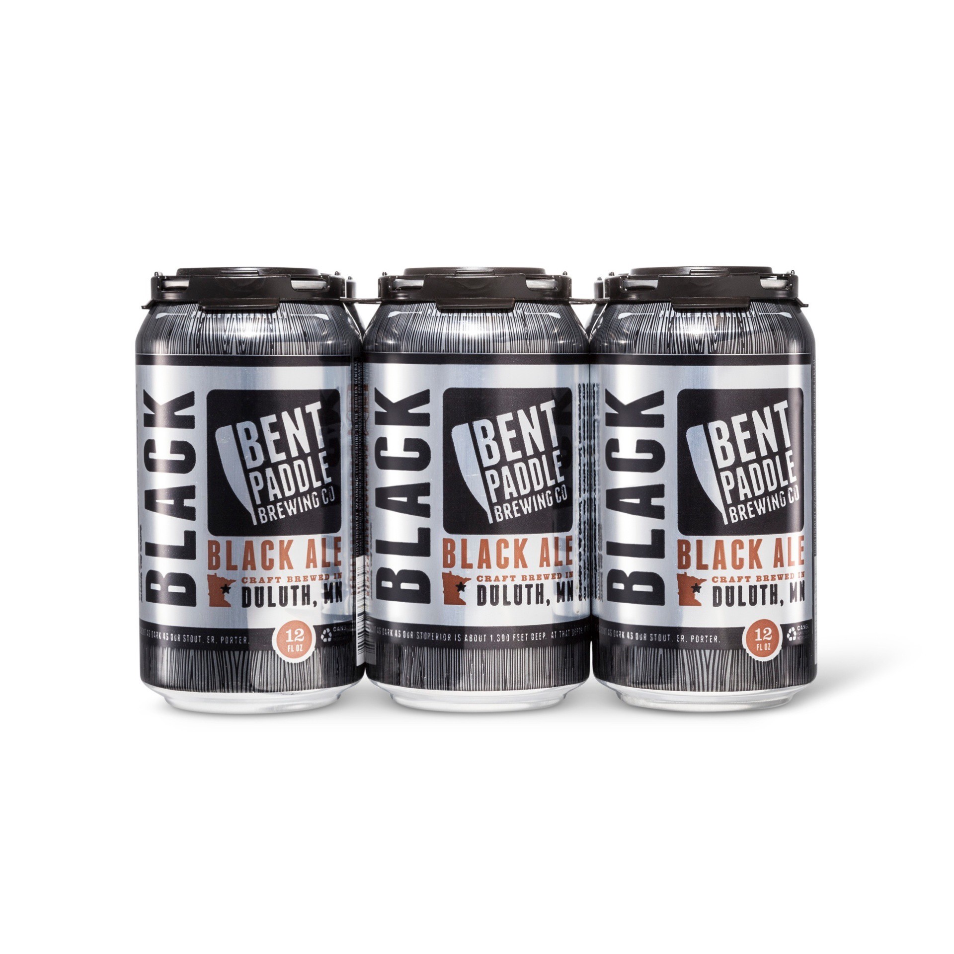 slide 1 of 1, Bent Paddle Black Ale, 6 ct; 12 oz