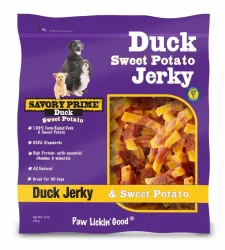 Savory Prime Natural Duck & Sweet Potato Jerky Dog Treats