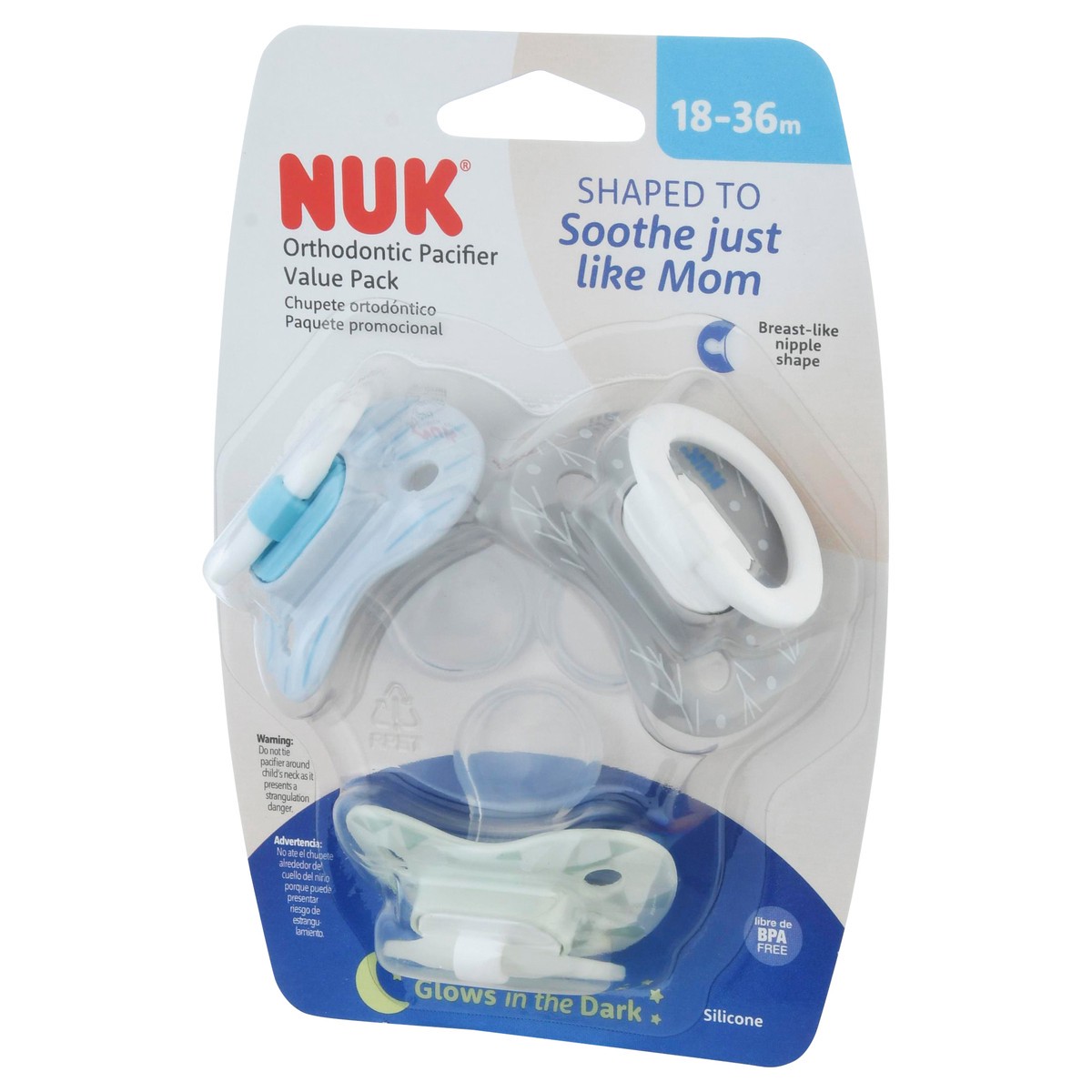 slide 4 of 11, NUK Size 3 Pacifier Value Pack, 3 ct