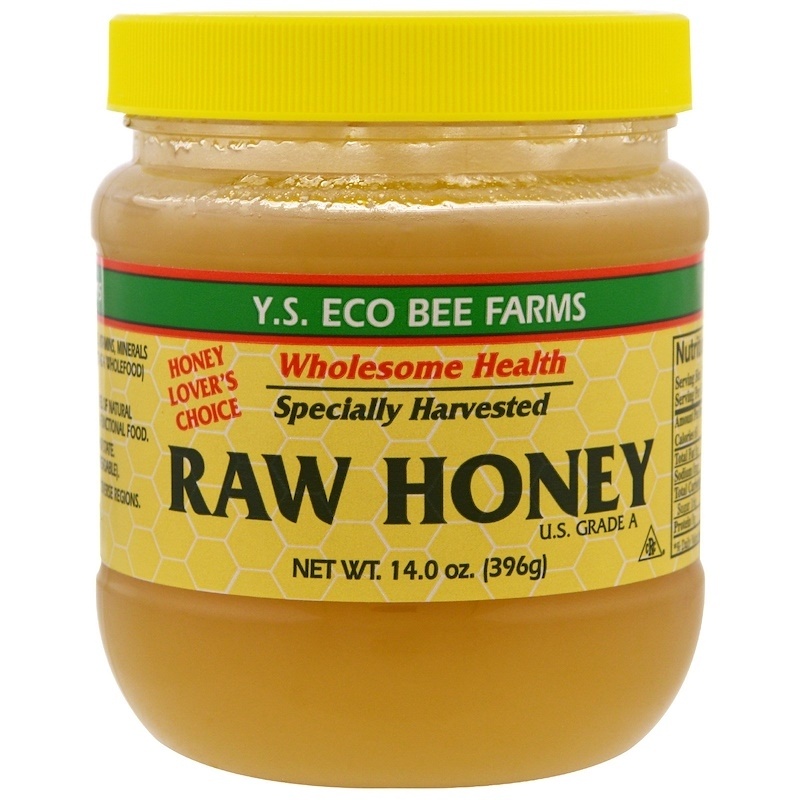 slide 1 of 1, Y.S. Eco Bee Farms Raw Honey, 14 oz