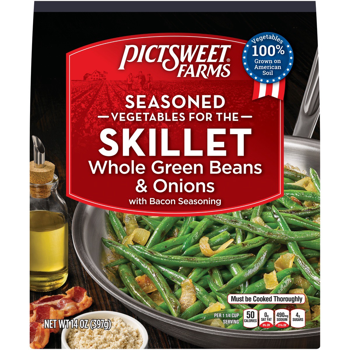 slide 1 of 7, PictSweet Vegetables for the Skillet, 14 oz