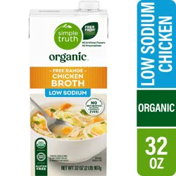 Simple Truth Organic Low Sodium Free Range Chicken Broth