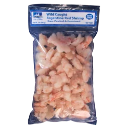 Icy Ocean Wild Raw Peeled And Deveined Argentine Red Shrimp - 32 Oz