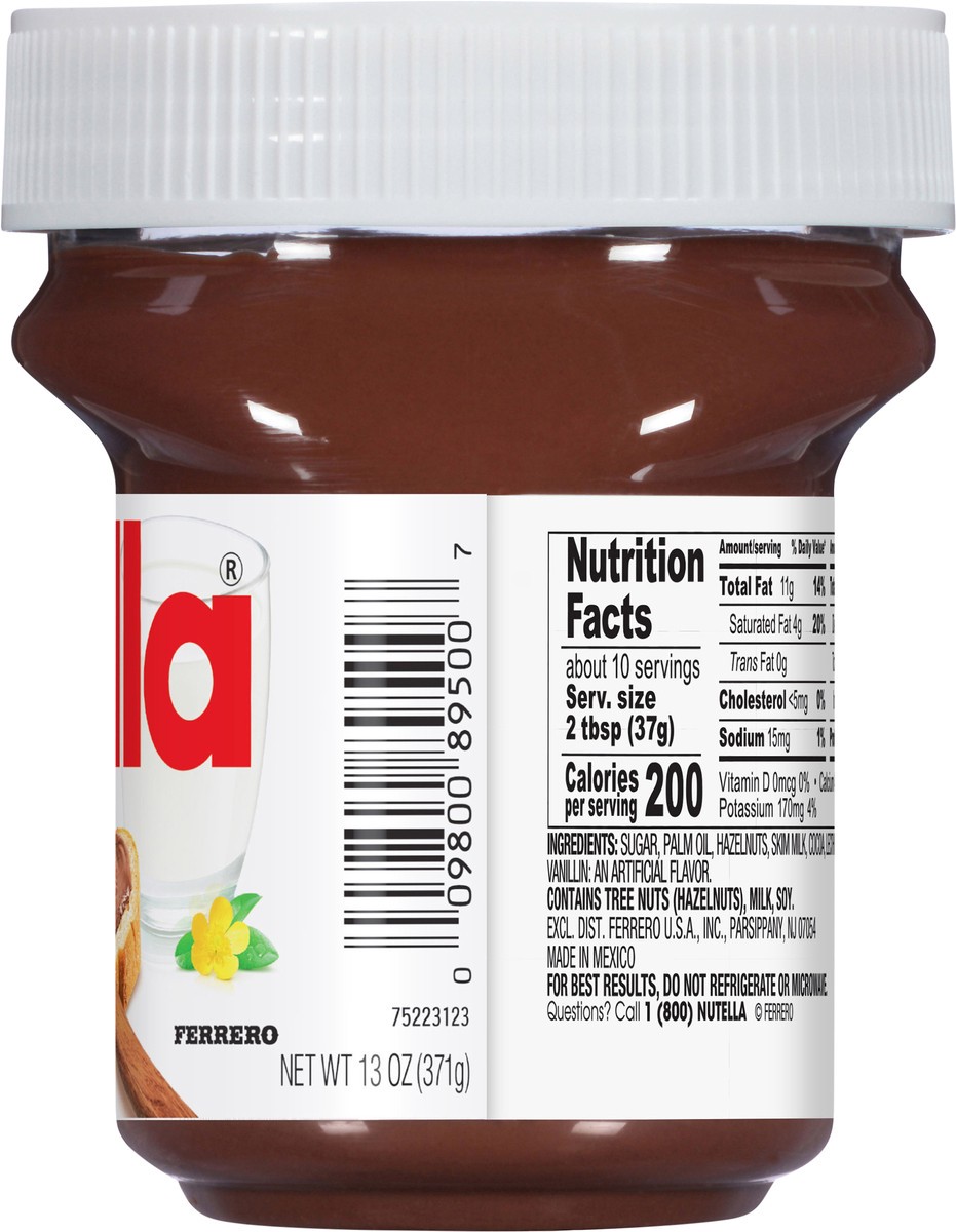 slide 8 of 11, Nutella Hazelnut Spread with Cocoa 13 oz, 13 oz
