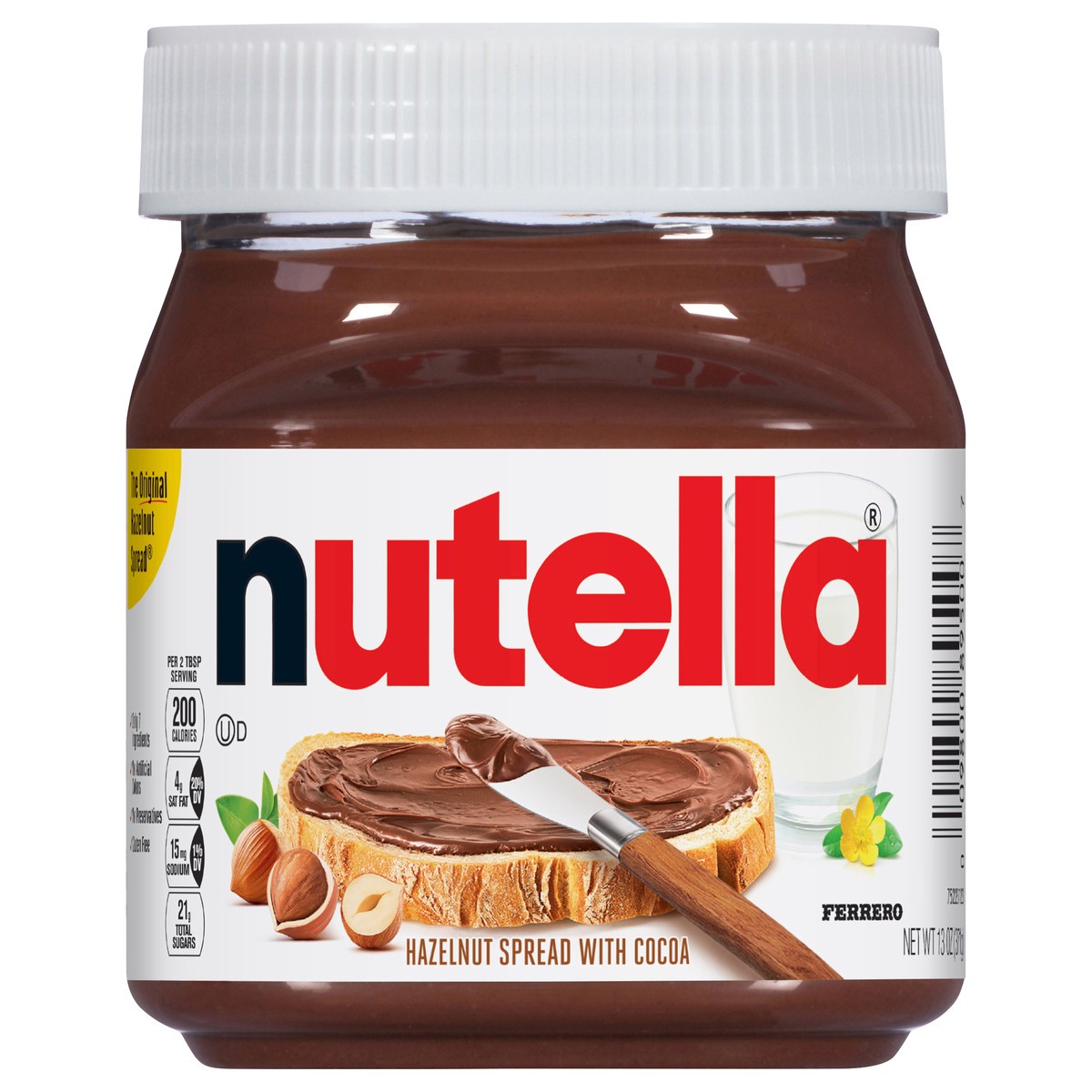 slide 1 of 11, Nutella Hazelnut Spread with Cocoa 13 oz, 13 oz