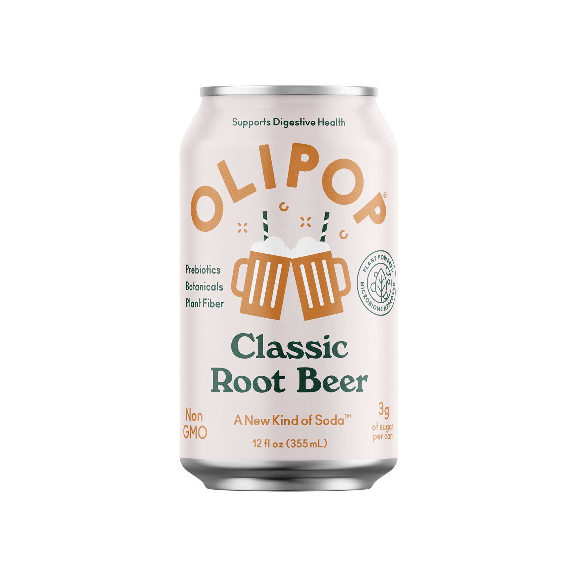 slide 1 of 1, Olipop Classic Root Beer 12 fl oz, 12 fl oz