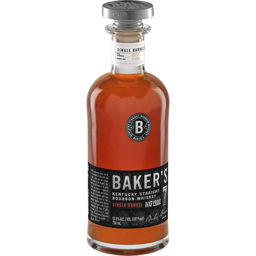 Baker's Kentucky Straight Bourbon Whiskey 750 ml Shipt