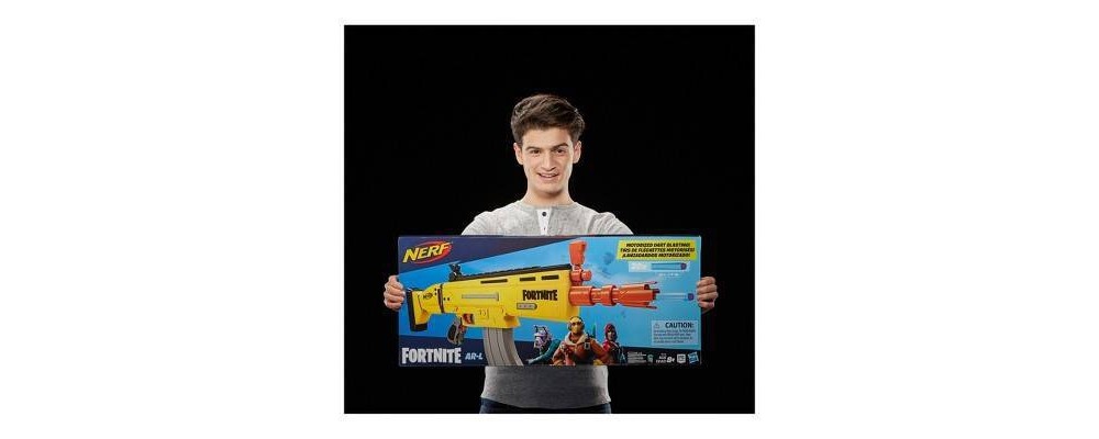 slide 3 of 8, Nerf Fortnite Ar-L Elite Dart Blaster, 1 ct