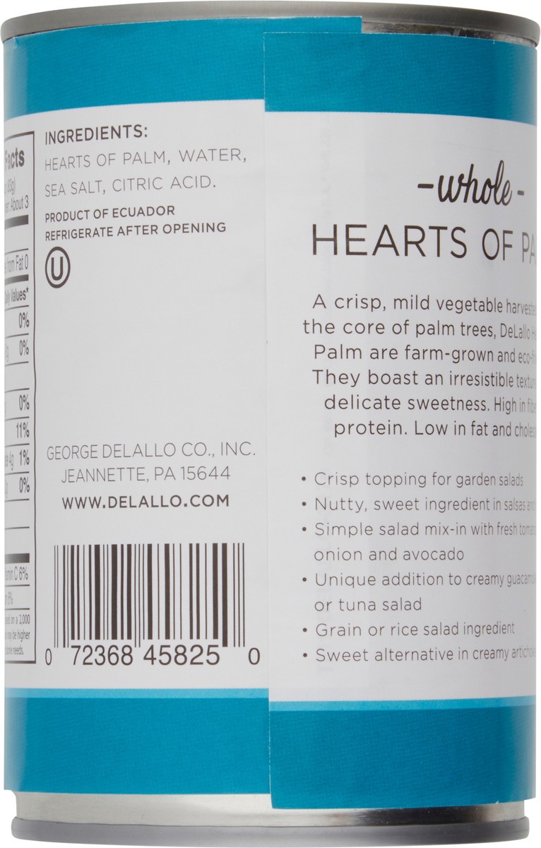 slide 6 of 10, DeLallo Fat Free Whole Hearts of Palm, 14.1 oz