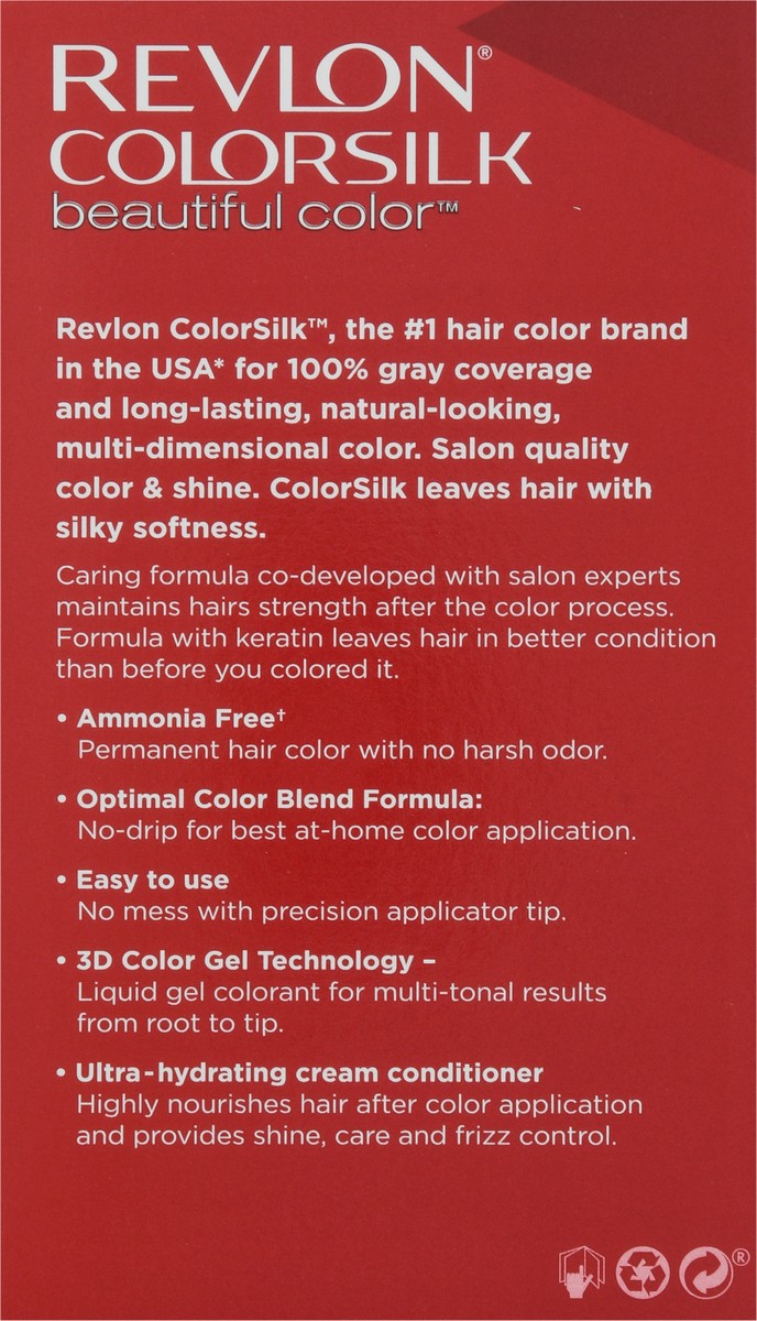 slide 7 of 9, Revlon Colorsilk 60 Dark Ash Blonde Vegan Keratin Permanent Hair Color 1 Each, 1 ct